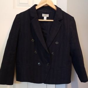 Navy Blazer with 3/4 sleeves